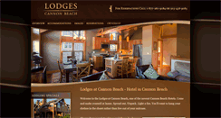 Desktop Screenshot of lodgesatcbhotel.com